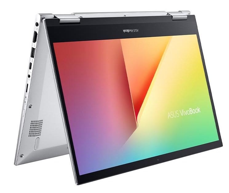 Thiết kệ dạng Flip Laptop Asus VivoBook TM470